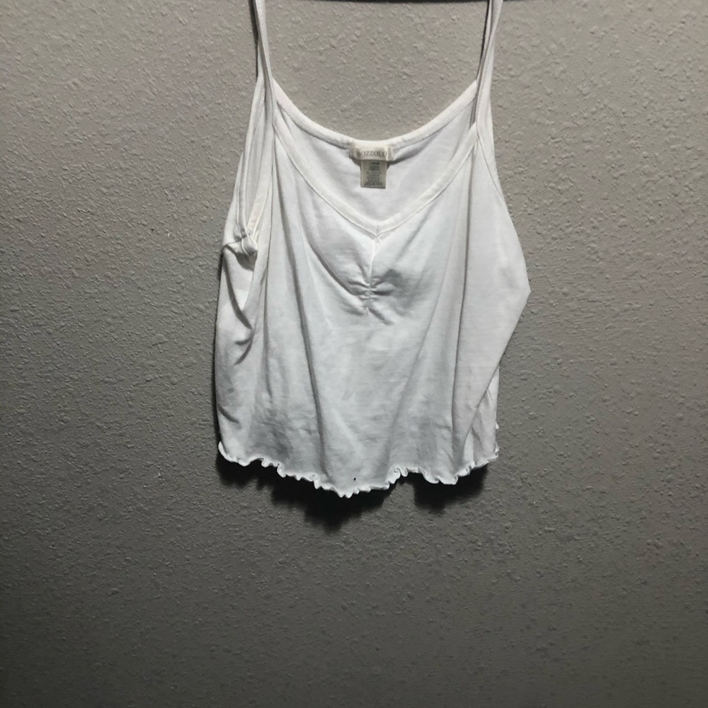 White crop top